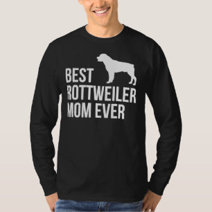 Best Rottweiler Mom Girls Women Rottie T-Shirt