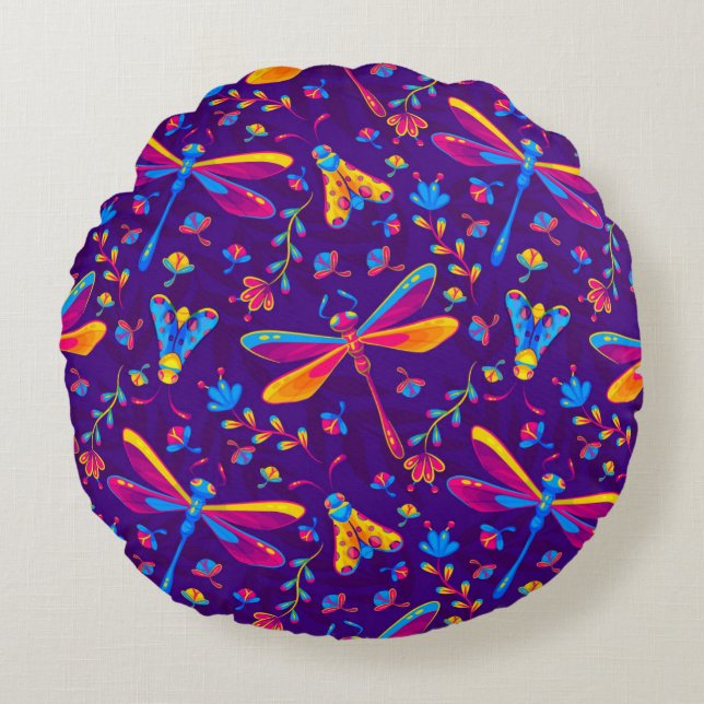 Best Round Throw Pillow (16") (Front)