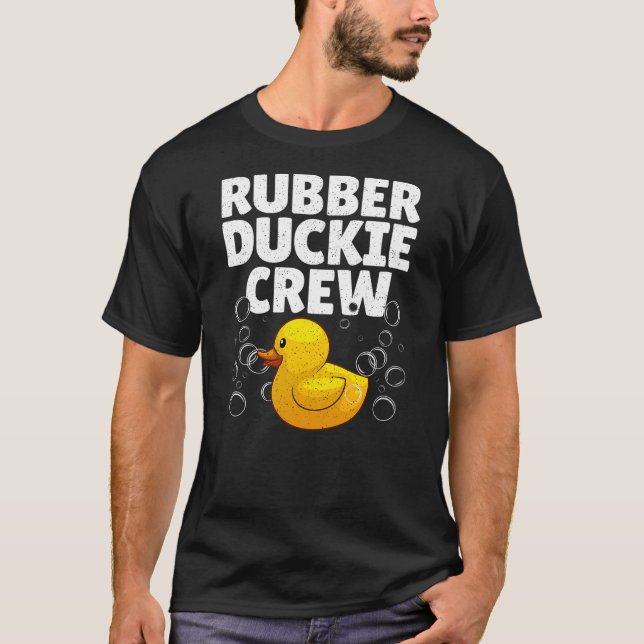 Best Rubber Duck Art For Men Women Kids Rubber Duc T-Shirt (Front)