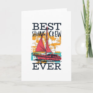 Best Sailing Crew - Sail Boating Gift Card