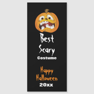 Best Scary Costume  w/ Pumpkin Halloween Award 