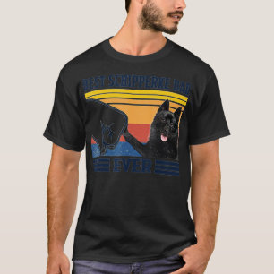 Best Schipperke Dad Ever Vintage Father Day Chris T-Shirt