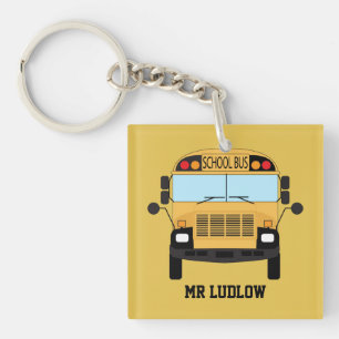 Best School Bus Driver Thank You Appreciation Key Ring