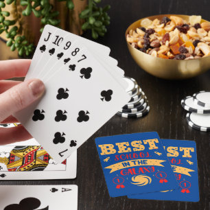 BEST SCHOOL IN THE GALAXY funny cute               Playing Cards