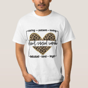 Best School Social Worker Appreciation T-Shirt