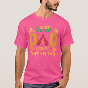Best Scout Dad Scout Leader Camping Hiking Camper T-Shirt
