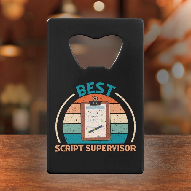 Best Script Supervisor Retro - Film Crew Gift (Creator Uploaded)