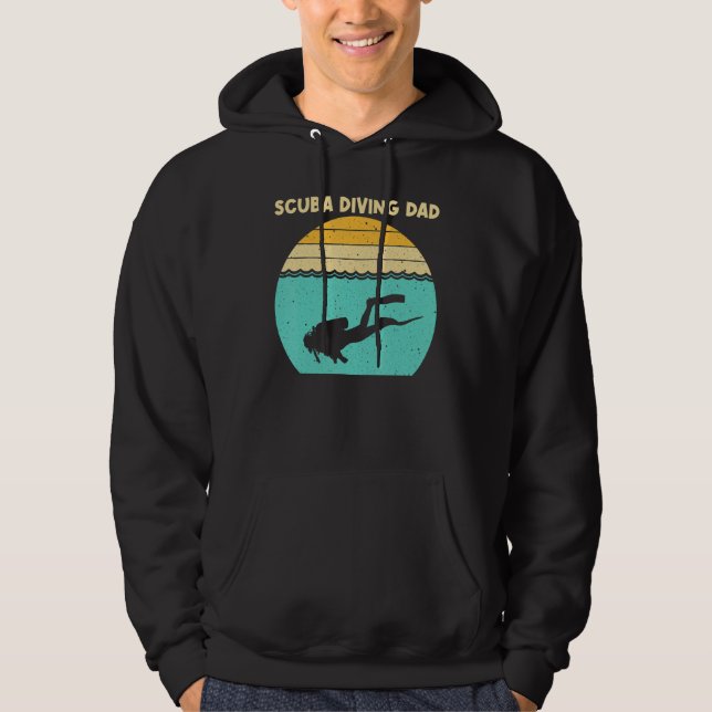 Best Scuba Diving For Dad Men Professional Scuba D Hoodie (Front)