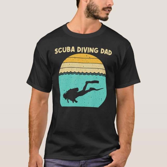 Best Scuba Diving For Dad Men Professional Scuba D T-Shirt (Front)