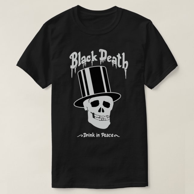 BEST SELLER - Black Death Vodka Logo Merchandise E T-Shirt (Design Front)
