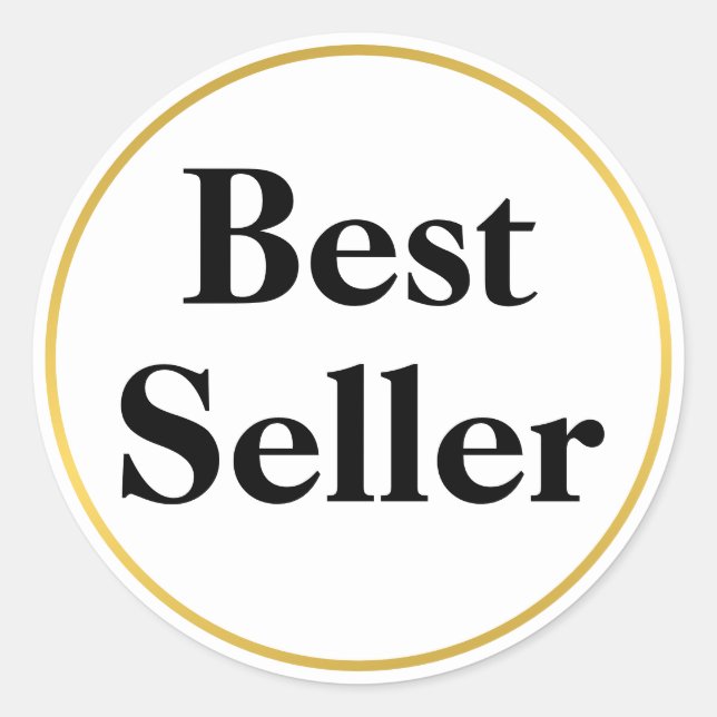 Best Seller Classic Round Sticker (Front)