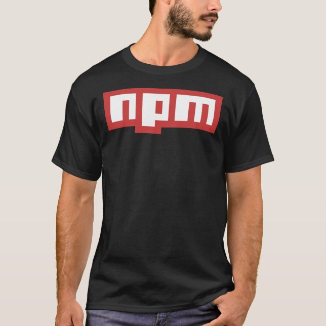 BEST SELLER - NPM Logo Merchandise Essential T-Shi T-Shirt (Front)