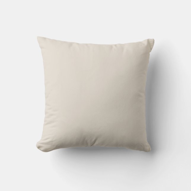 Best Seller Off White Cream Ivory Solid Colour Cushion (Front)