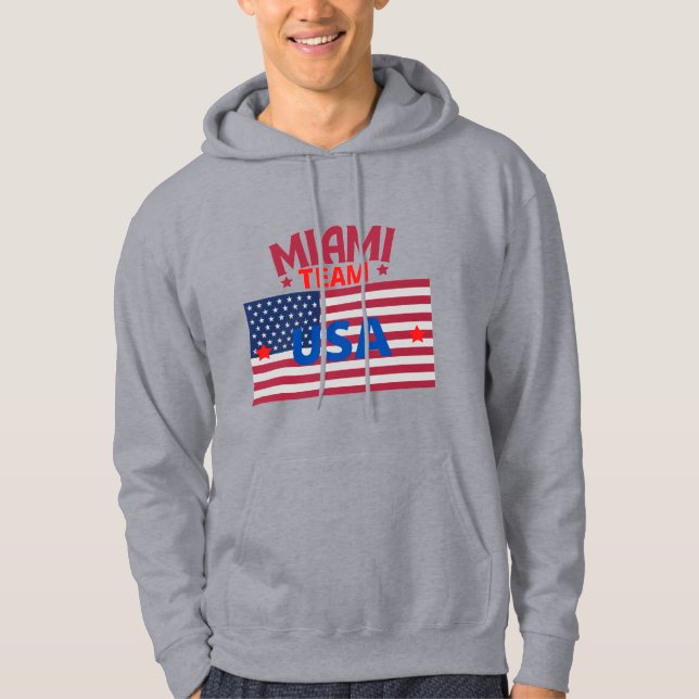 Best Seller Original Miami Team USA True Classic Hoodie (Front)
