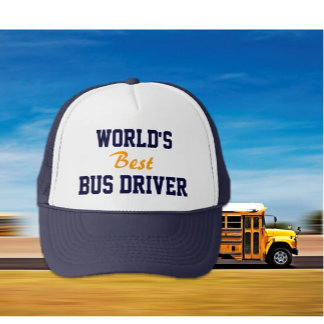 Best seller! World's best bus driver cap
