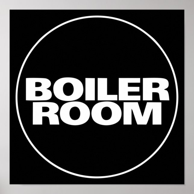 Best selling Boiler Room merchandise Poster (Front)