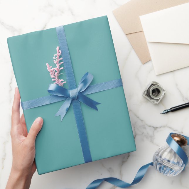 Best selling Deep Aquamarine Wrapping Paper (Gifting)