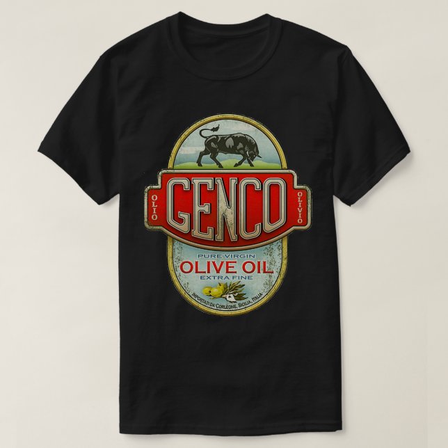 BEST SELLING Genco Olive Oil Company T-Shirt (Design Front)