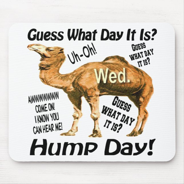 Best Selling Hump Day Camel Mouse Mat (Front)