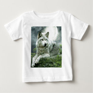 Best Selling Imaginative Wolf Art Illustration Pai Baby T-Shirt
