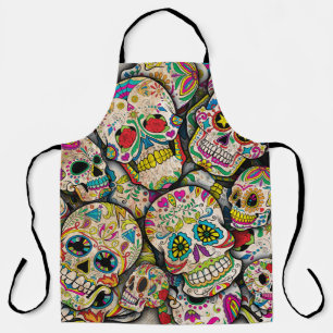 Best Selling Sugar Skull Pattern Apron