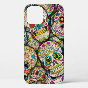 Best Selling Sugar Skull Pattern iPhone 12 Pro Case
