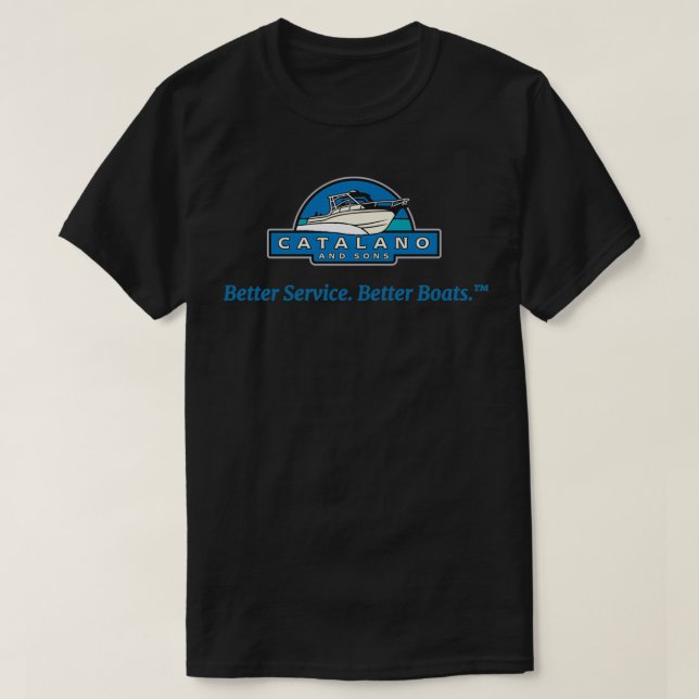 Best Servces Boats For Sailing and Fishing By Cata T-Shirt (Design Front)