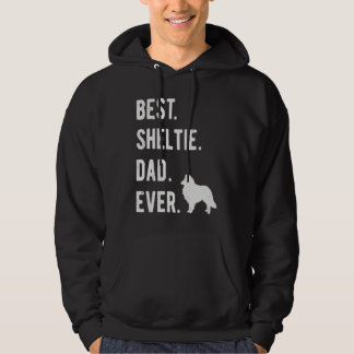 Best Sheltie Dad Ever Mens Shetland Sheepdog Dog Hoodie
