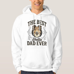Best Sheltie Dad Ever Vintage Dog Lover Design_1 Hoodie