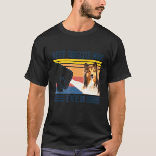 Best Shetland Sheepdog Sheltie Mum Ever Dog Mum T-Shirt