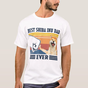 Best Shiba Inu Dad Ever Father's Day Christmas T-Shirt