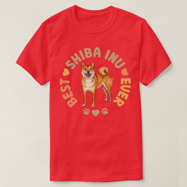 Best Shiba Inu Ever T-Shirt (Design Front)