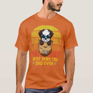 Best Shih Tzu Dad Ever Dog Lovers T-Shirt