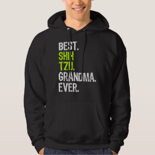 Best Shih Tzu Grandma Ever Dog Hoodie