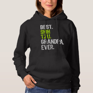 Best Shih Tzu Grandpa Ever Dog Hoodie