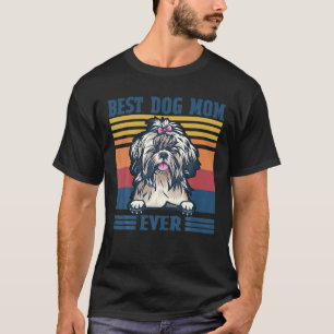 Best Shih Tzu Mum Ever Funny Dog Mum Mother's Day T-Shirt