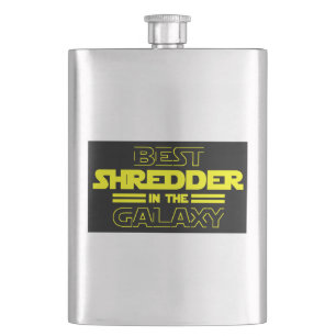 Best Shredder In The Galaxy Hip Flask
