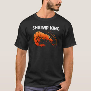 Best Shrimp For Men Boys Prawn Animal Seafood T-Shirt