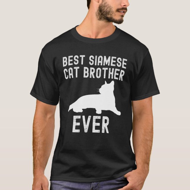 Best Siamese cat brother Ever Father Day T-Shirt (Front)