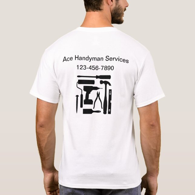 Best Simple Handyman Work Shirts (Back)