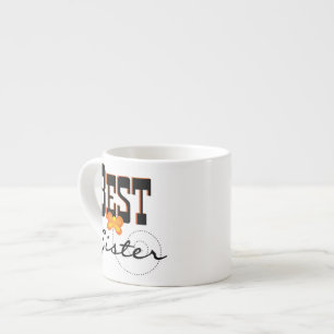 Best Sister Butterfly Gifts Espresso Cup