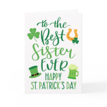 Best Sister Ever for St Patrick's Day 