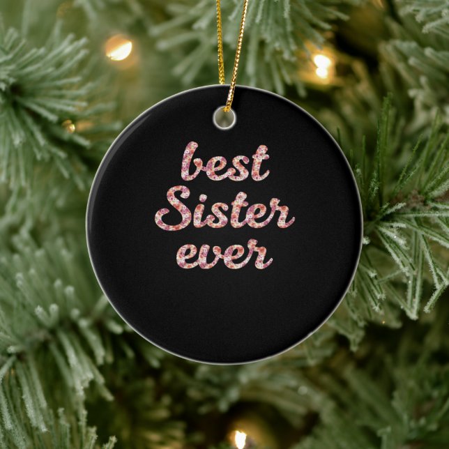 Best Sister Ever Mother's Day Gift Ceramic Tree Decoration (Tree)