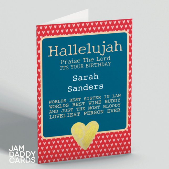 Best Sister In Law Birthday Card (Creator Uploaded)