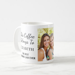 Best Sister-In-Law Ever Personalised Photo Coffee Mug