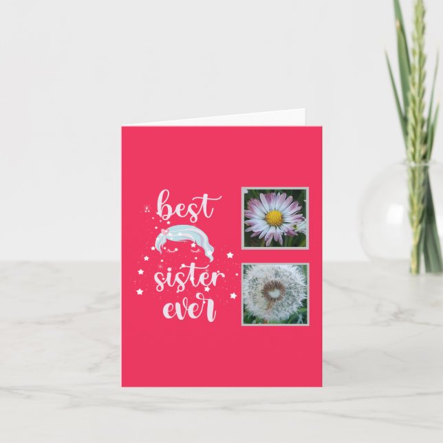 Best Sister Photo Template (Front)