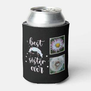 Best Sister Photo Template Can Cooler