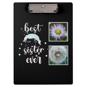 Best Sister Photo Template Clipboard