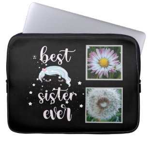 Best Sister Photo Template Laptop Sleeve