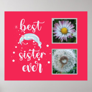 Best Sister Photo Template Poster